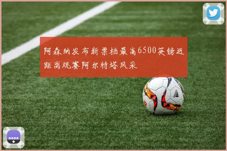 阿森纳发布新票档最高6500英镑近距离观赛阿尔特塔风采